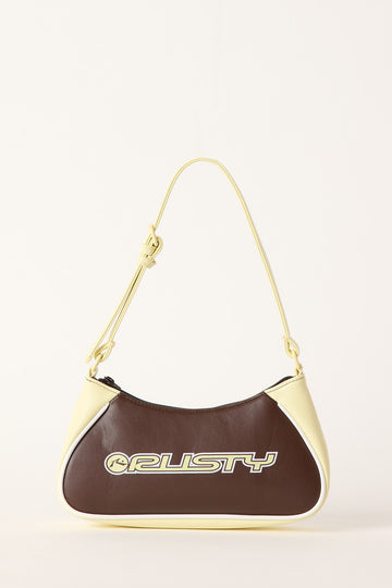 Rusty Two Tides Hand Bag Java Choc/Yellow