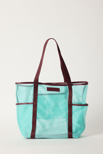 Rusty Meshelle Tote Bag Blue/Burg