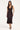 Perfect Stranger Evoke Satin Lace Top Brown