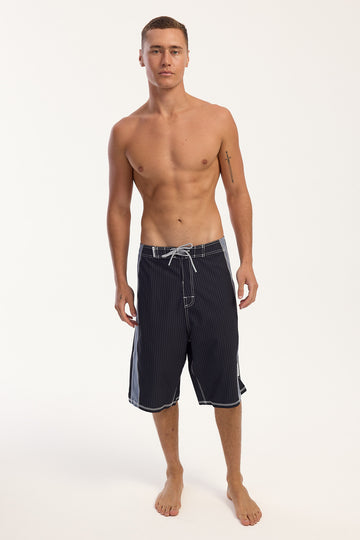 Rusty Cybernate Fixed Waist Boardshort Black 1