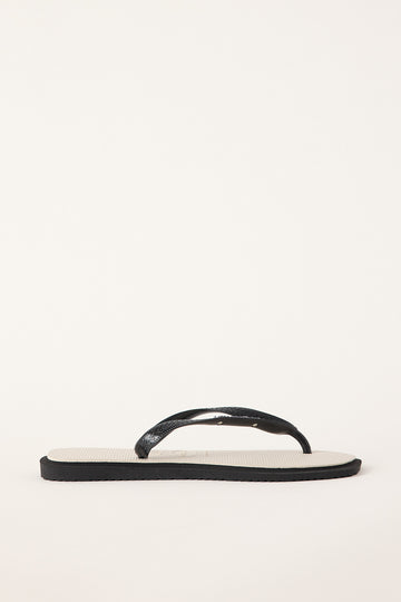 Havaianas Womens Top Square Thong Fusion Black