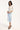 Perfect Stranger Matilda Satin Lace Midi Skirt Blue/White