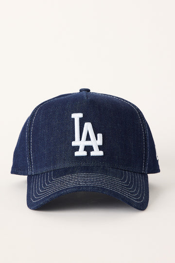 New Era 9Forty A-Frame Los Angeles Dodgers Cap Denim Contrast