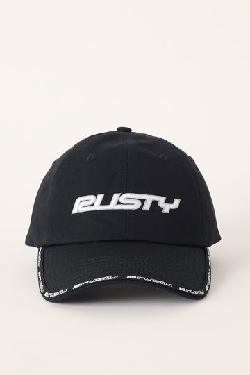 Rusty BLACK LIST DAD CAP Black