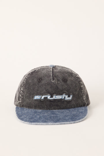Rusty FLIP DADDY CORD SURF CAP 2.0 Steel