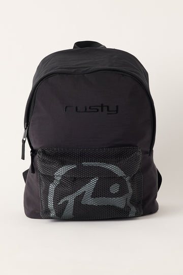 Rusty OVERTURN BACKPACK Black