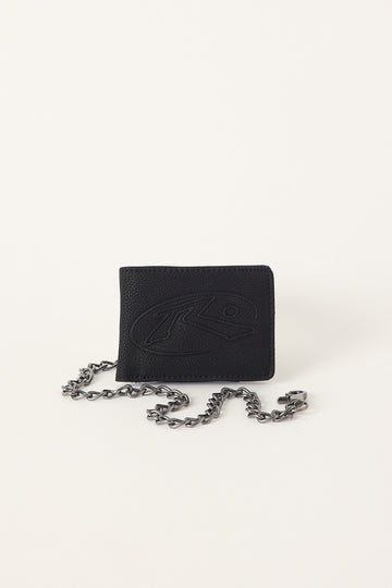 Rusty WARP SPEED CHAIN WALLET Black