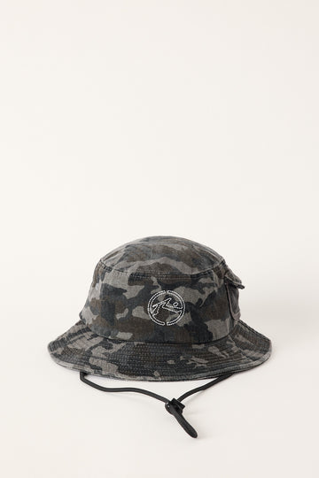 Rusty COMMANDO BUCKET HAT GREY CAMO 1