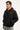 Rusty Racka Cropped Zip Thru Hoodie Black