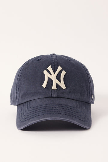 47 Brand Well Worn Lakeshore '47 Clean Up New York Yankees Cap Vintage Navy