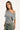 Rusty Sally Slouch Stripe Off Shoulder Top Grey/Egret Stripe