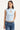 Rusty Monroe Keyhole Jersey Top Sky Blue