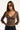 Rusty Rikki Vee Neck Jersey Top Java
