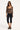 Rusty Rikki Vee Neck Jersey Top Java