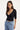 Luck & Trouble Maria Lace 3/4 Sleeve Top Black