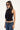 L&t Carolyn Mock Neck Tank Black