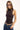 L&t Carolyn Mock Neck Tank Brown