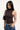 L&t Carolyn Mock Neck Tank Brown