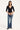 L&t Claudia 3/4 Sleeve Top Black