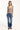 L&t Claudia 3/4 Sleeve V Neck Top Taupe