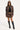 Rusty Rear View Low Rise Mini Skirt Brown