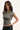 Luck & Trouble Asta Cinched Waist T-shirt Khaki