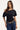 Luck & Trouble Leo Ruched T-shirt Black