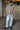 Common Need Porto Boxy Cropped Polo Brown/White Stripe