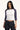 L&t Sadie Raglan 3/4 Sleeve T-shirt White and Blue