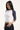L&t Sadie Raglan 3/4 Sleeve T-shirt White and Blue
