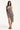 Luck & Trouble Rocco Halter Wrap Check Mini Dress Brown Check