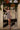 Luck & Trouble Rocco Halter Wrap Check Mini Dress Brown Check