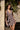 Luck & Trouble Rocco Halter Wrap Check Mini Dress Brown Check