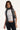Token Fringed Scarf Black