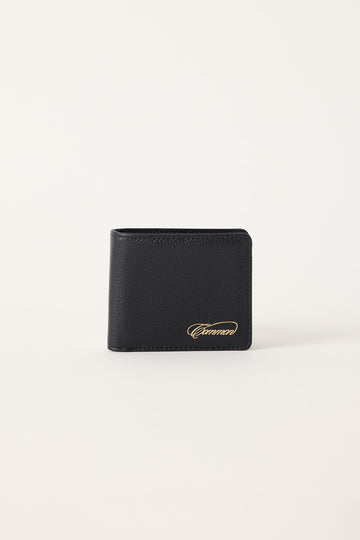 Common Need Repose Leather Wallet Pebble Black