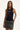 Neovision Crucifix High V Neck Tank Top Black