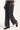 Luck & Trouble Piper Low Rise Wide Leg Pant Black Pin Stripe