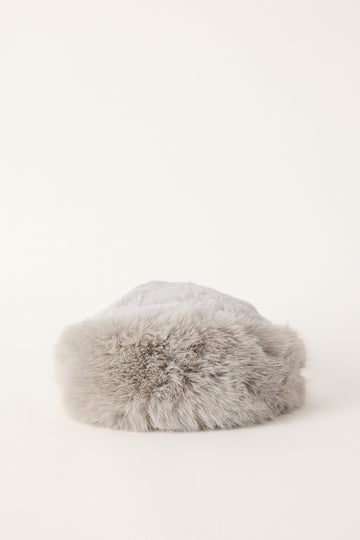 Token Blizzard Faux Fur Hat Light Grey