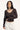 L&t Lace Trim Long Sleeve T-shirt Brown
