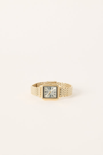 Casio LTPB190G-9B Gold Rectangle Watch Gold