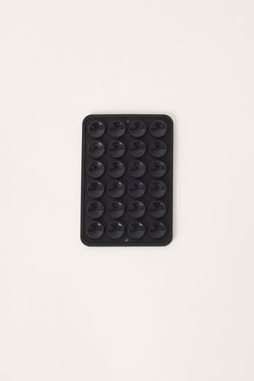 Token Suction Phone Sticker Black