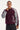 Rusty Roll Safe Boxy Knitted Crew Burgundy