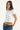 L&t Ollie V Neck Relaxed Tee White