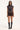 Luck & Trouble Myles Pinstripe Mid Rise Shorts Brown