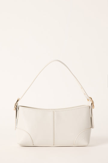 Perfect Stranger Thea Buckle Shoulder Bag Cream