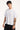 Common Need Raymond Waffle Henley Signature Tee White