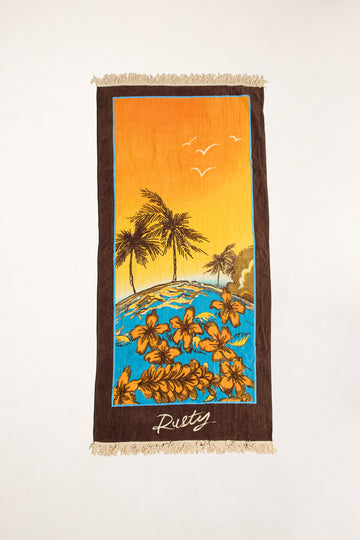 Rusty LA Cabana Towel Java