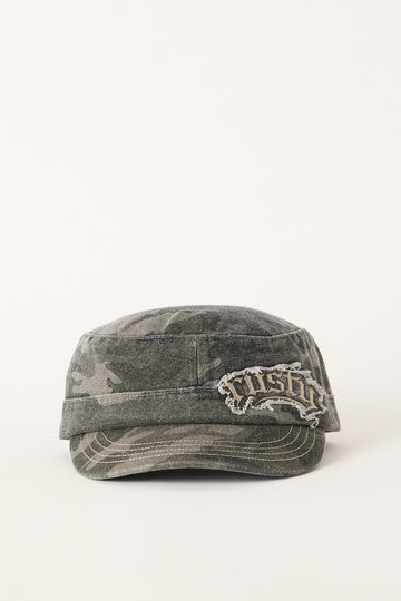Rusty Punked Camo Military Cap Camo