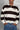 Common Need Stonecrest Cropped Long Sleeve Rugby Polo Brown/Off White Stripe