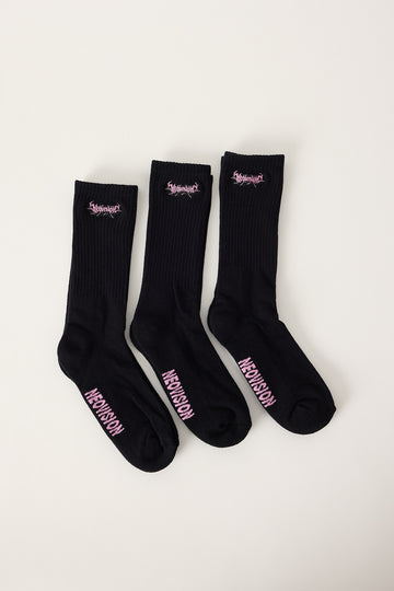 Neovision Terrain Sock 3 Pack Black